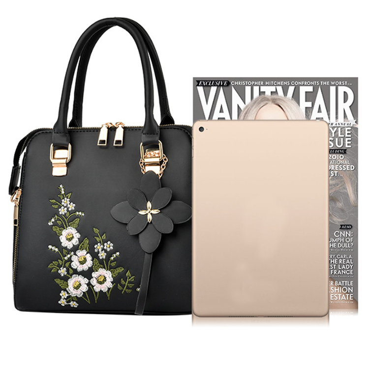Fashion Flowers Embroidered Handbag Women Shoulder Messenger Bags Fashion Flowers Embroidered Handbag Women Shoulder Messenger Bags